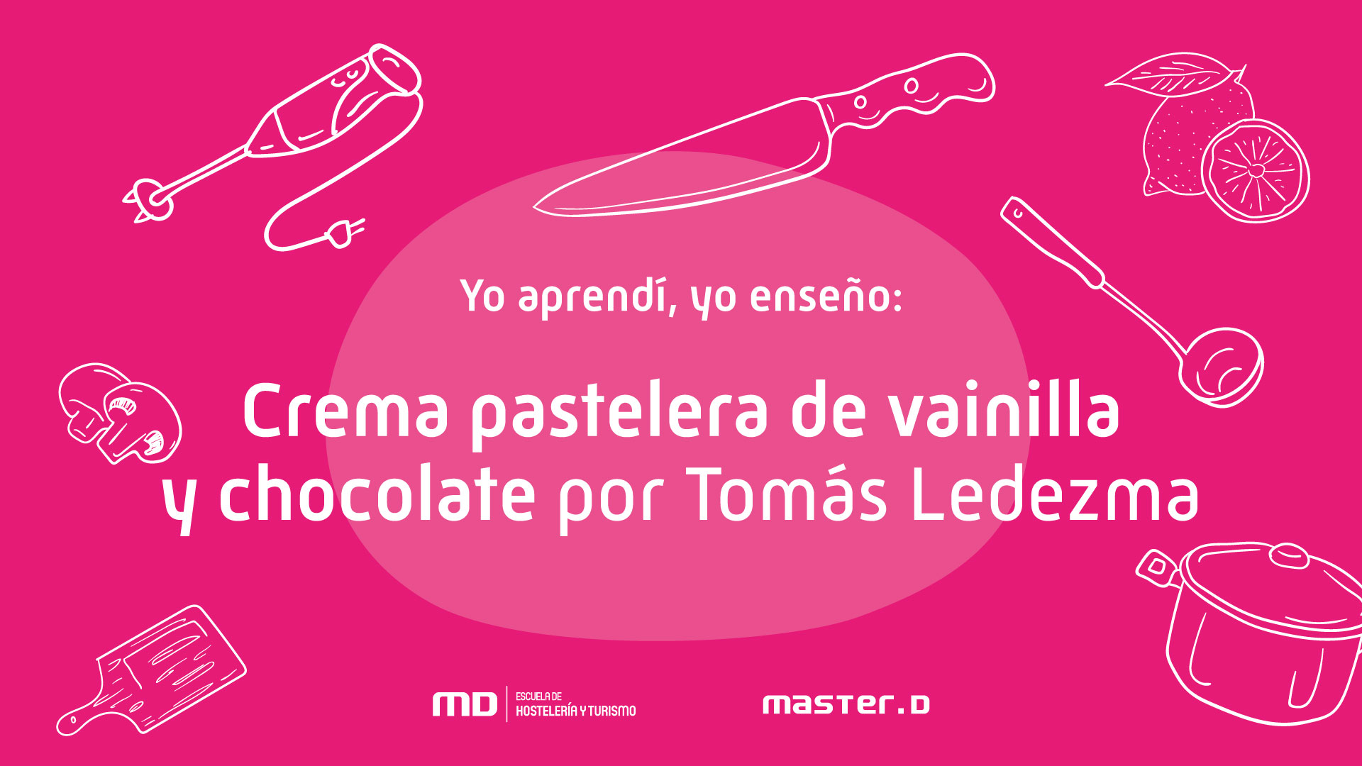 Crema pastelera de vainilla y chocolate