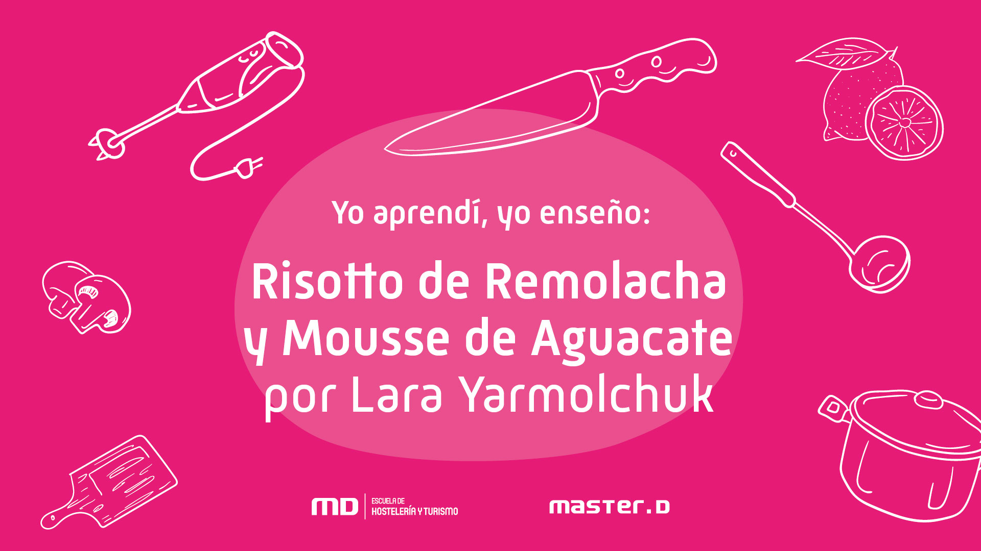 Receta Risotto de remolacha y  mousse de aguacate