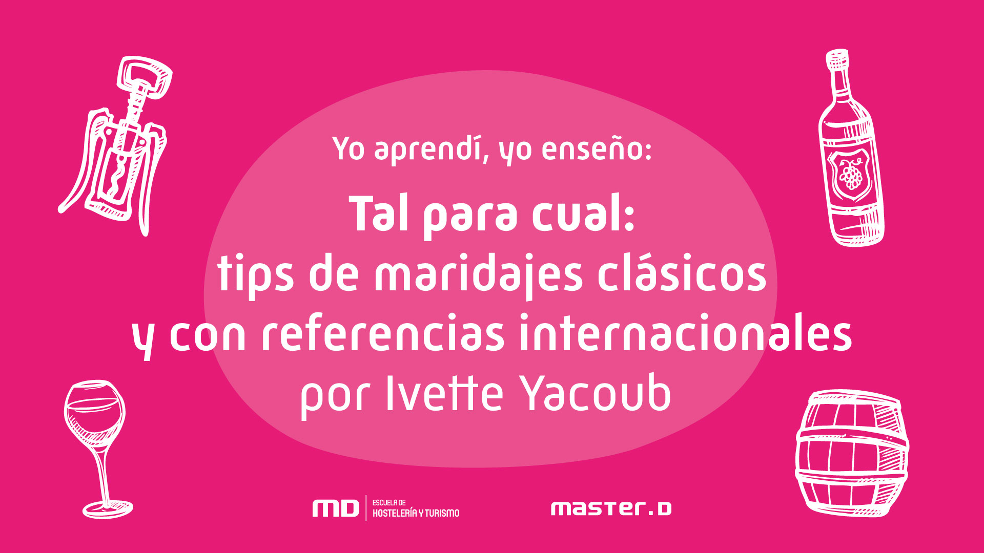 Tips de maridajes clásicos y con referencias internacionales